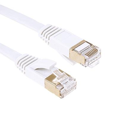 2m Goud verguld hoofd CAT7 High Speed 10Gbps ultra dun plat Ethernet netwerk LAN Kabel 2m Goud verguld hoofd CAT7 High Speed 10Gbps ultra dun plat Ethernet netwerk LAN Kabel