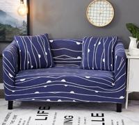 Sofa covers all-inclusive slip-resistente sectionele elastische volledige Bank cover sofa cover en kussensloop specificatie: vier zits + 2 stks kusse - thumbnail