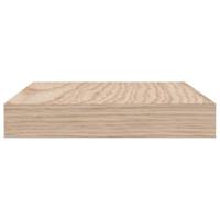 Wandschapppen 4 st 60x23,5x4 cm bewerkt hout - thumbnail