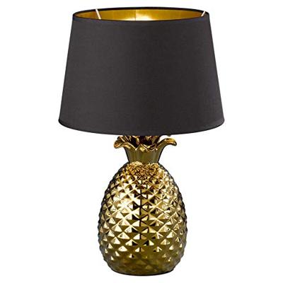 Trio TafellampPineapple 43cm goud met zwart - R50431079