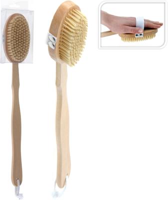 Badborstel hout 43cm