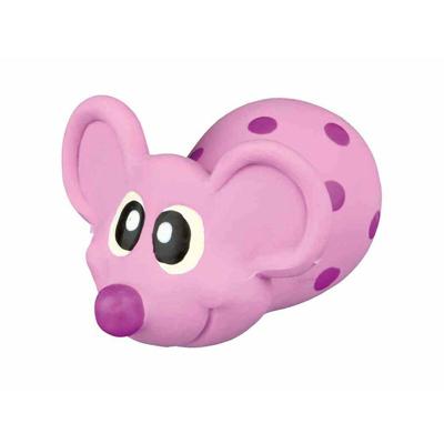 TRIXIE LATEX MUIS MET GELUID ASSORTI 8 CM 4 ST