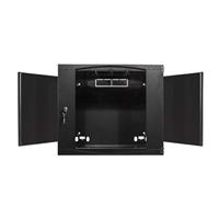 LogiLink W12F64B 19 wandgemonteerde rack kast zwart - thumbnail