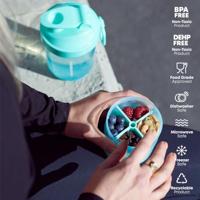 Smartshake Original2GO Gunsmoke Black (600 ml) - thumbnail