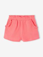Short voor meisjes van katoengaas rozen - thumbnail
