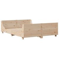Bedframe zonder matras massief grenenhout 160x200 cm - thumbnail