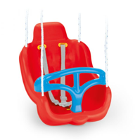 Dolu schommelstoel rood/blauw - thumbnail