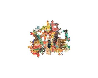 CLEMENTONI - Compact 1000 stukjes - Meer is meer - Dieren & Botanica