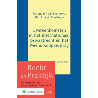 Overeenkomsten in het internationaal privaatrecht en het Weens Koopverdrag - R.I.V.F. Bertrams, S.A. Kruisinga - Hardcover (9789013143478)