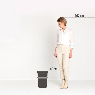 Brabantia Sort & Go afvalemmer 16 liter jade green