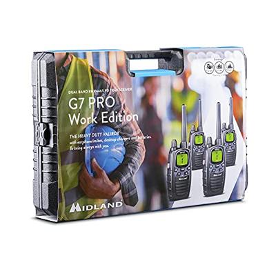 Midland Work Edition Set 4x G7 Pro C1090.19 PMR-portofoon Set van 4 stuks