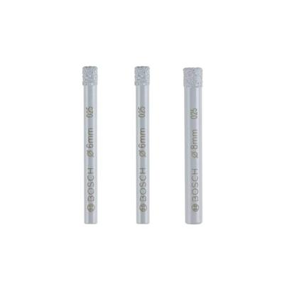 Bosch Accessories 2607011626 Glas- en keramiekboren 6 mm, 8 mm Gezamenlijke lengte 66 mm 1 set(s)