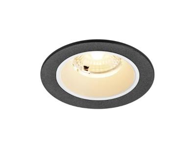 SLV InbouwspotNuminos S zwart/wit 3000K - 40gr - 1009455