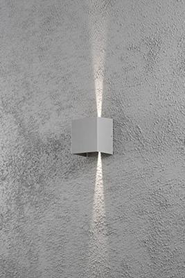 KonstSmide LedspotCremona Up - Down 2x3w - 3000K 13,5cm mat zilver - 7959-310 - thumbnail