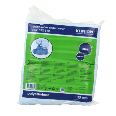 Medeco Schoenovertrek PE blauw protect 100 Stuks Medeco Schoenovertrek PE blauw protect 100 Stuks