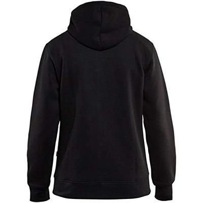 Blåkläder Dames hoodie met rits 33951048 | Zwart | Maat XS - 7330509542958