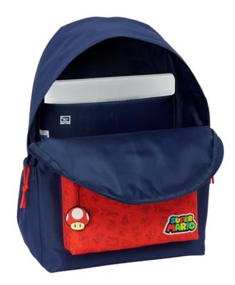 Schoolrugzak Super Mario Trick Rood Donkerblauw 31 x 43 x 13 cm Schoolrugzak Super Mario Trick Rood Donkerblauw 31 x 43 x 13 cm