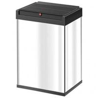 Hailo 0840-121 Big-Box Swing L Prullenbak 35L Zilver/Zwart - thumbnail