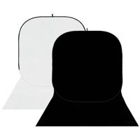 StudioKing background board bbt-01-20 wit/zwart 400x150 cm - thumbnail