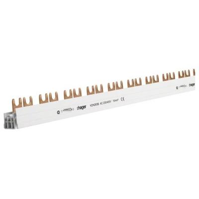 Hager KDN263B KDN263B Phase busbar 2-polig 1000 mm 1 stuk(s) Piece