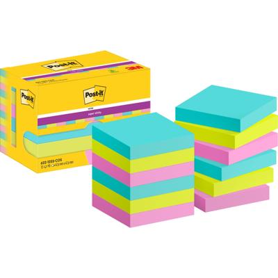 Memoblok post-it 622 super sticky 47.6x47.6mm cos | 24 stuks