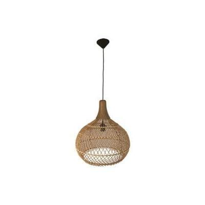 HSM - HSM Collection-Hanglamp-43x43x46-Naturel-Rotan|Teak