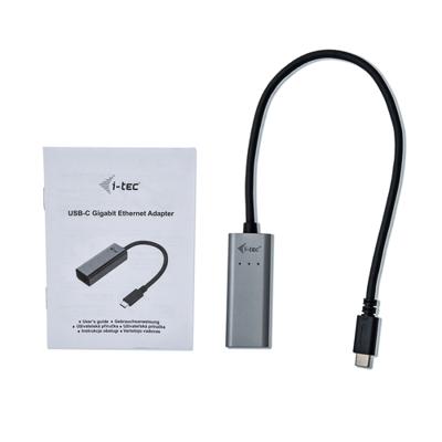 i-tec i-Tec USB-C Metal Gigabit Ethernet Adapter - Netzwerkadapter Netwerkadapter 10 / 100 / 1000 MBit/s USB-C