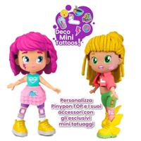 Pinypon top roller girls set met tattoos - thumbnail