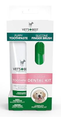 VETS BEST PUPPY TANDPASTA MET VINGERBORSTEL KIT