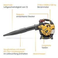 Stiga BL 530 V | Benzine Bladblazer | 2-takt | 27,6 cc - 255127002/ST1 - thumbnail
