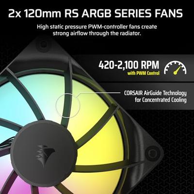 Kit voor vloeibare koeling Corsair NAUTILUS 240 RS ARGB - thumbnail