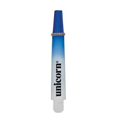 Unicorn Gripper shafts 34,4 mm blauw/wit 3 stuks short
