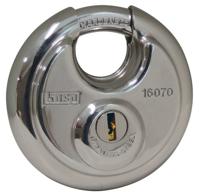 Kasp K16070A3 Hangslot Gelijksluitend Zilver Sleutelslot - thumbnail