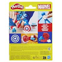 Plasticine Spel Play-Doh Capitán América Set Stamper Shield Multicolour - thumbnail