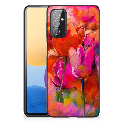 Kleurrijke Telefoonhoesje Samsung Galaxy M52 Tulips Kleurrijke Telefoonhoesje Samsung Galaxy M52 Tulips