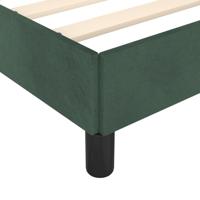Bedframe zonder matras 80x200 cm fluweel donkergroen - thumbnail