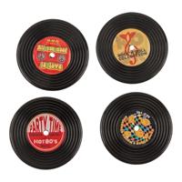 Koelkastmagneten LP 4,2x4,2cm set van 4 - thumbnail