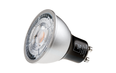 SG Ledlamp GU10 6.2W 455lm 3000K Silver
