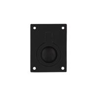 Intersteel Luikring rechthoekig 50x39mm - mat zwart - thumbnail