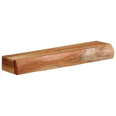 Wandschappen 2 st 60x17x8 cm massief acaciahout