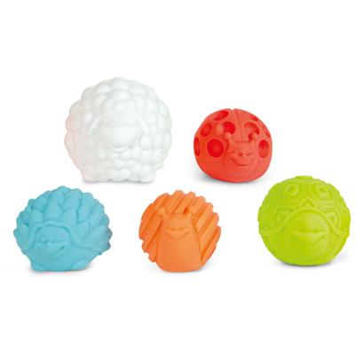 Clementoni sensorische ballen baby 3+ maanden 5 delig