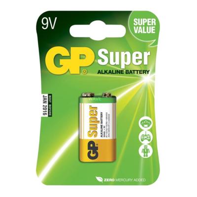 GP super alkaline 9 volt 6lr61 1604a 3012425