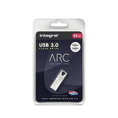 Integral INFD64GBARC3.0 USB flash drive 64 GB USB Type-A 3.2 Gen 1 (3.1 Gen 1) Zilver