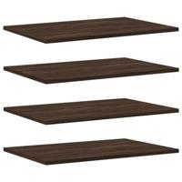 Wandschappen 4 st 60x40x1,5 cm bewerkt hout bruineikenkleurig - thumbnail