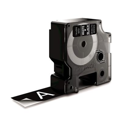 Labeltape dymo labelmanager d1 polyester 24mm zw Labeltape dymo labelmanager d1 polyester 24mm zw