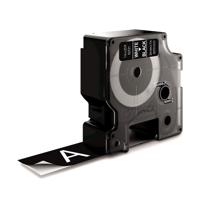 Labeltape dymo labelmanager d1 polyester 24mm zw - thumbnail