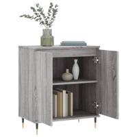 Dressoir 60x30x75 cm bewerkt hout grijs sonoma eikenkleurig - thumbnail
