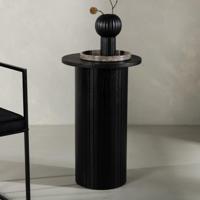 Nohr Ronde Bijzettafel 'Fionna' 40cm, kleur Zwart - thumbnail