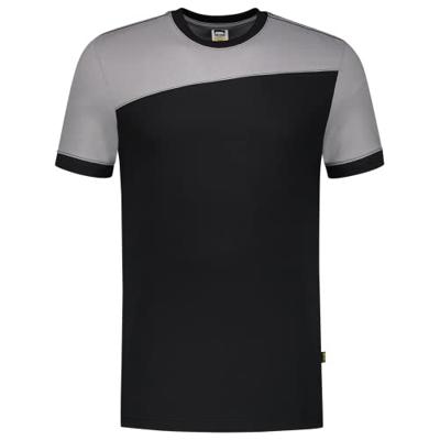 Tricorp 102006 T-shirt bicolor Naden - koningsblauw/marine blauw - maat L