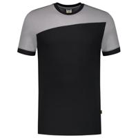 Tricorp 102006 T-shirt bicolor Naden - koningsblauw/marine blauw - maat L - thumbnail